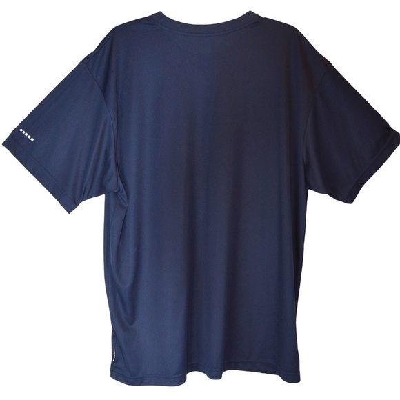 STARTER Dri-Star Reflective Tee, 100% Polyester, Size XL - Navy FLAWS NEW - Picture 10 of 11